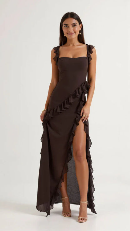Susan Maxi Dress with Ruffles