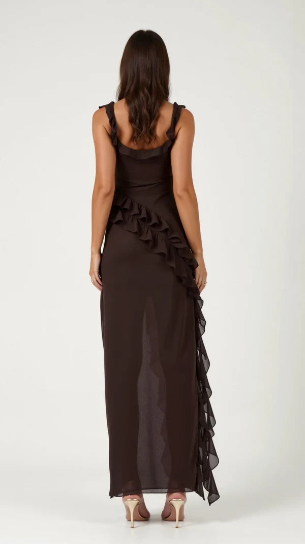 Susan Maxi Dress with Ruffles