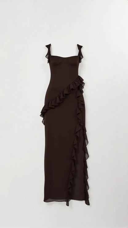 Susan Maxi Dress with Ruffles