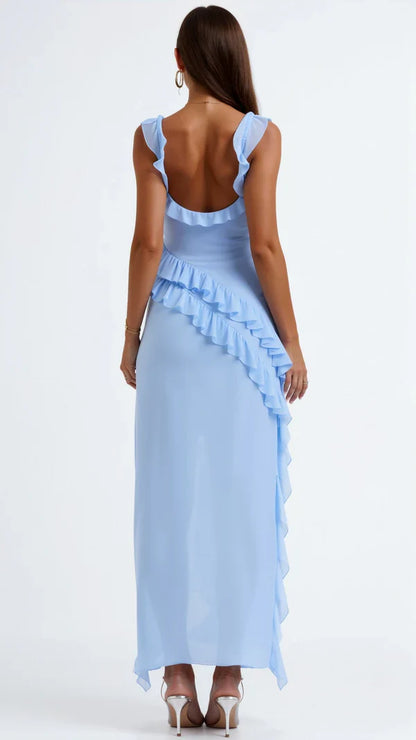 Susan Maxi Dress with Ruffles