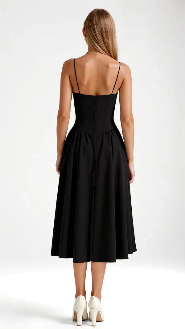 Odette Corset-Style Midi Dress