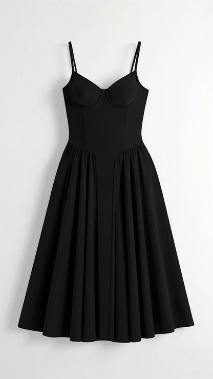 Odette Corset-Style Midi Dress