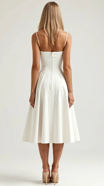 Odette Corset-Style Midi Dress