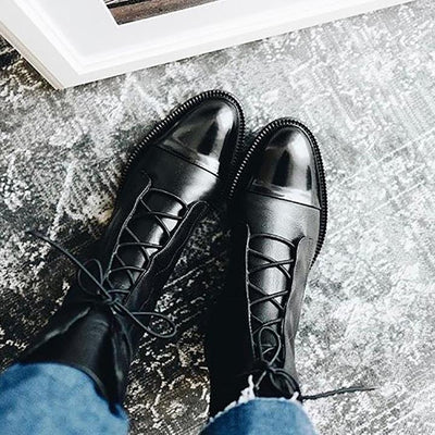 Women's Vegetable Leather Heeled Boots